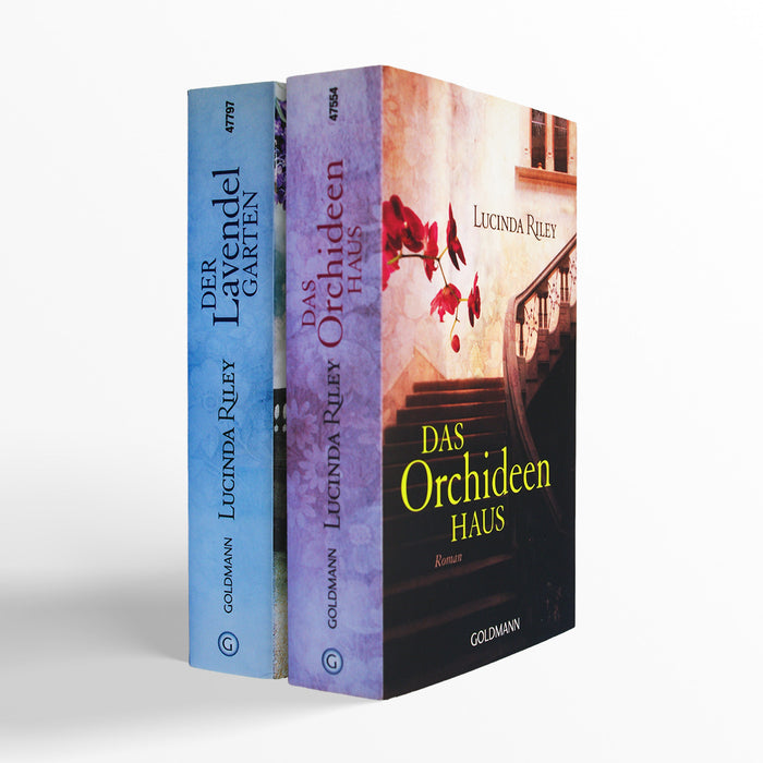 Zwei Romance-Bücher von Lucinda Riley.