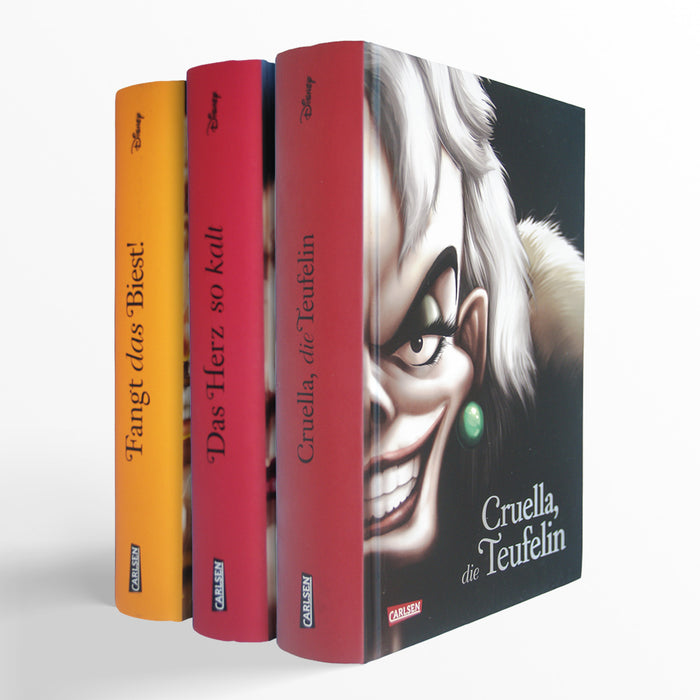 Die Disney Villains-Reihe von Disney (Band 7, 8 und 11).