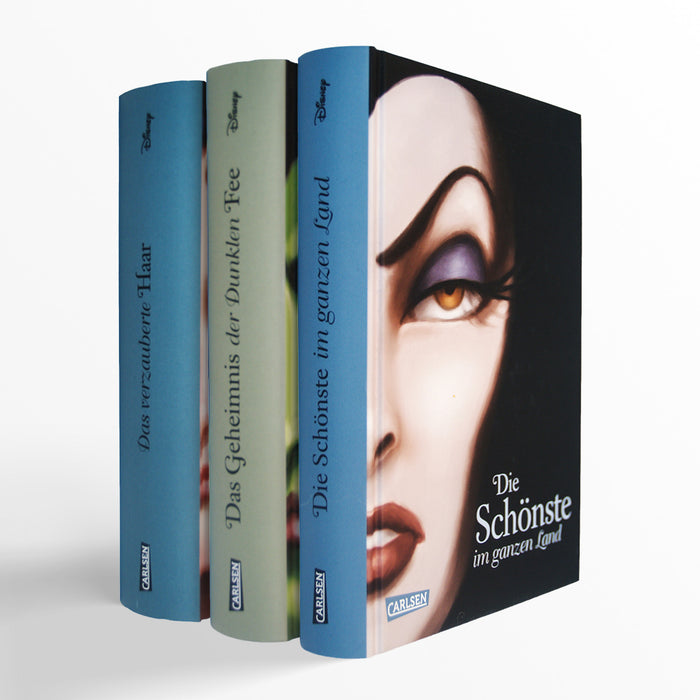 Die Disney Villains-Reihe von Disney (Band 1, 4 und 5).