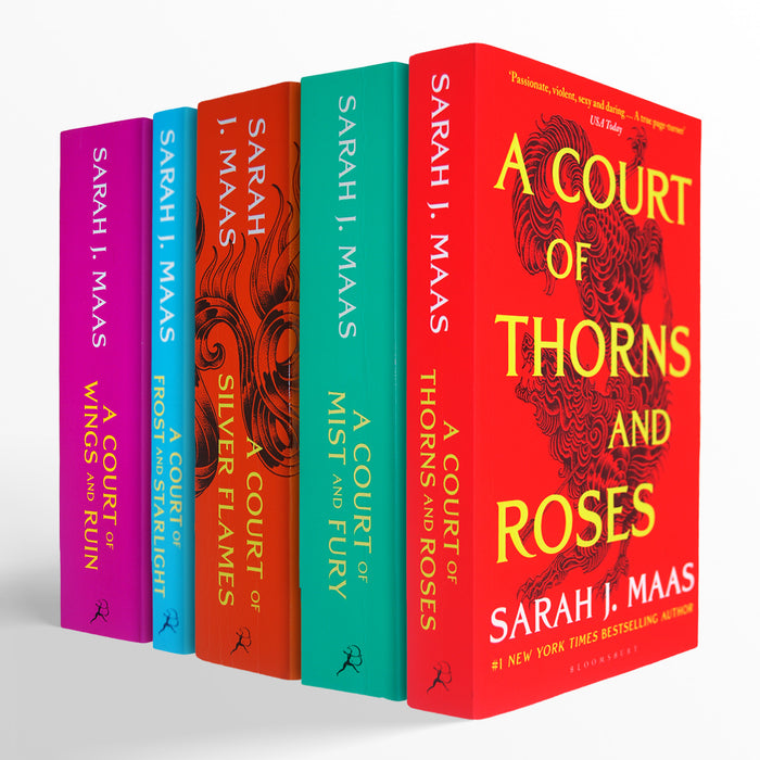 Die ACOTAR-Reihe von Sarah J. Maas (Band 1–5).