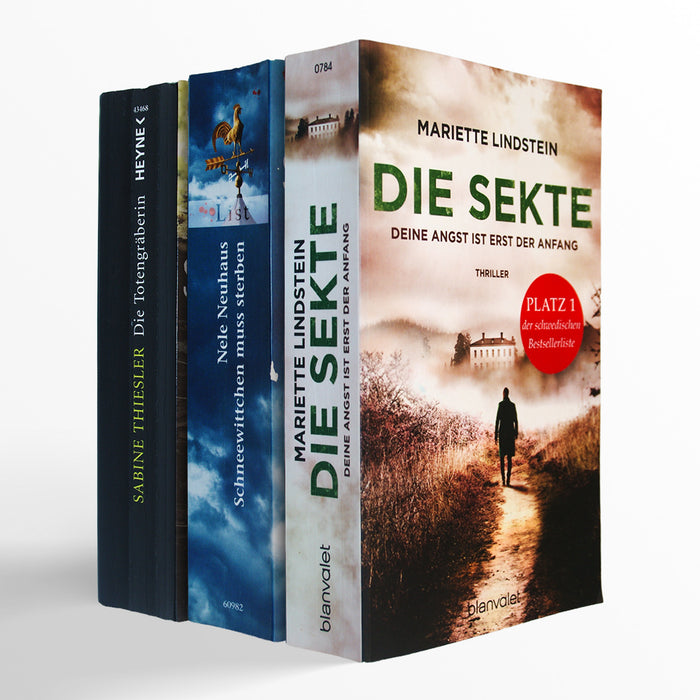 Drei Bücher im Genre- und Autoren-Mix.