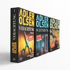 Die Carl-Mørck-Reihe von Jussi Adler Olsen (Band 1, 2 und 4).