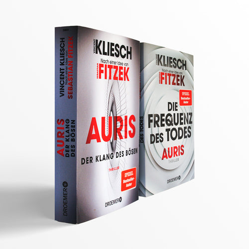 Die Auris-Reihe von Vincent Kliesch (Band 2 und 4).